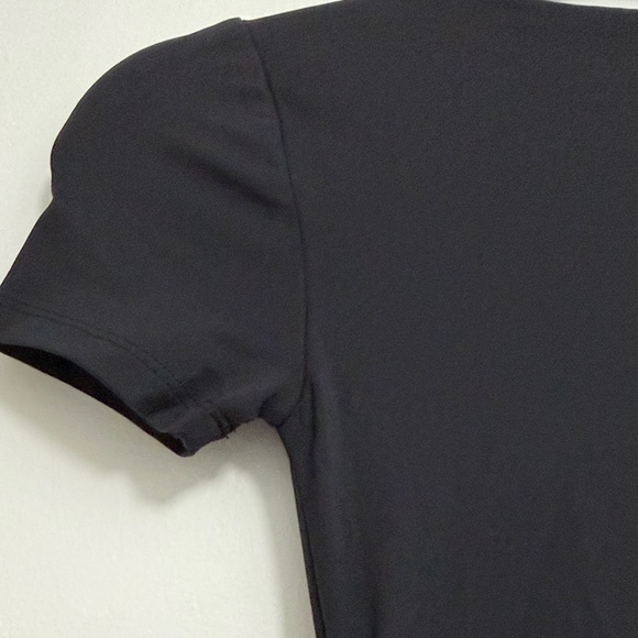 Aritzia Contour Black Ruched Mini Dress - Picture 7 of 7